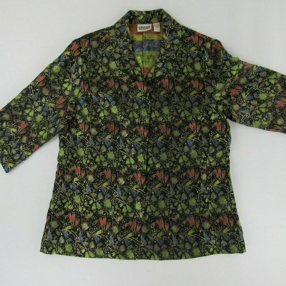 Chicos Womens Button Up Shirt